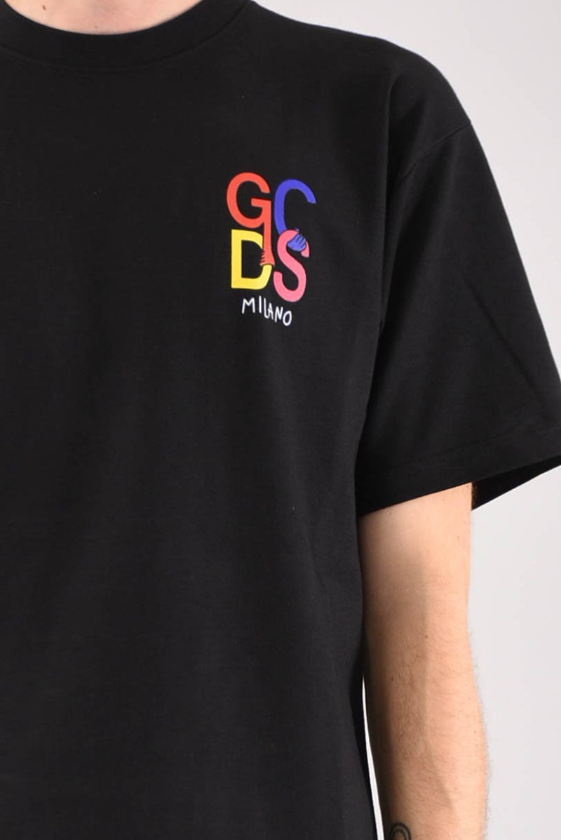 GCDS T-shirt girocollo con logo