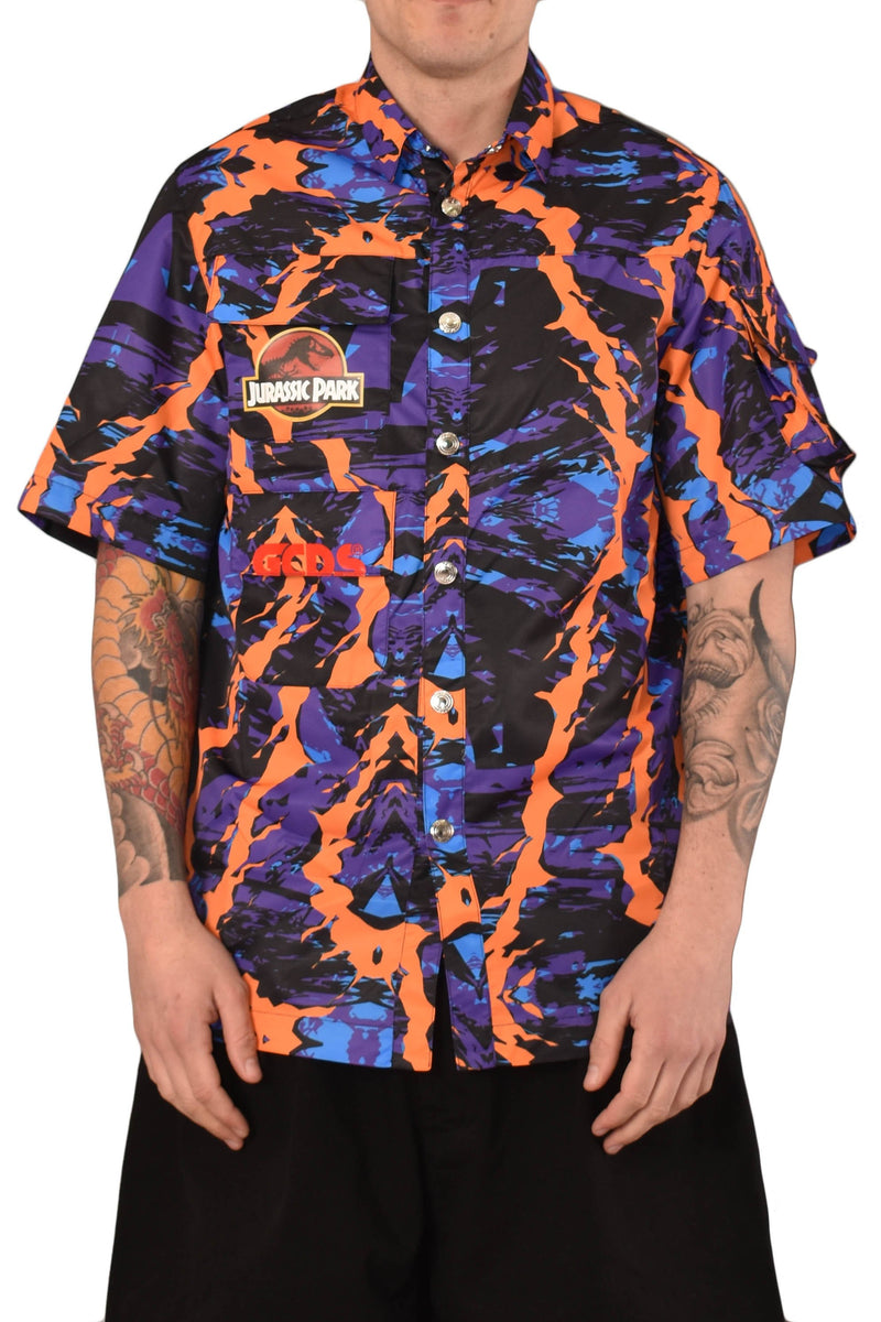 GCDS CAMICIA SCARS JURASSIC PARK