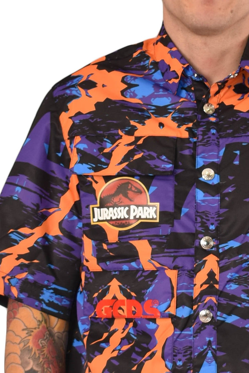 GCDS CAMICIA SCARS JURASSIC PARK