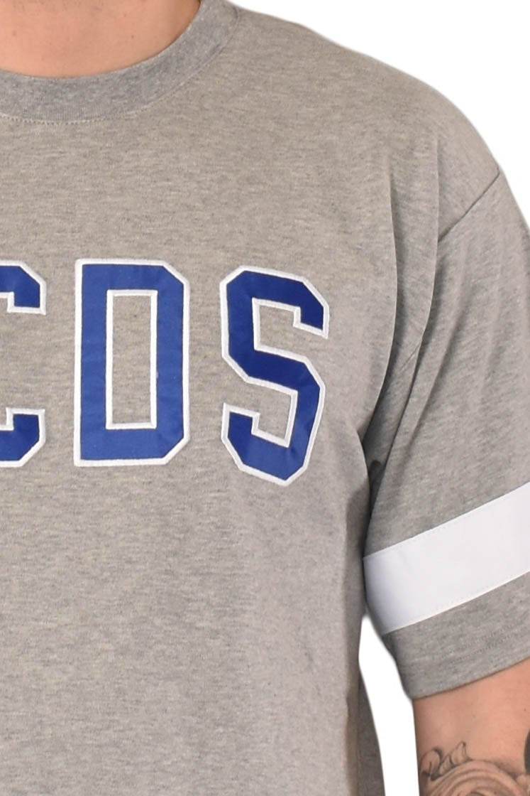 GCDS T-SHIRT GIROCOLLO CON LOGO