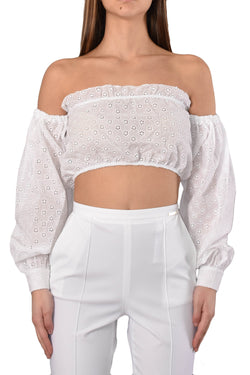 GIULIA N COUTURE CROP TOP