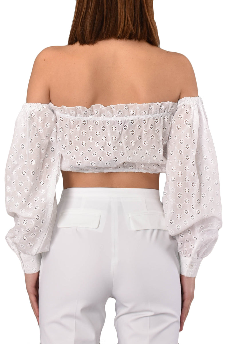 GIULIA N COUTURE CROP TOP