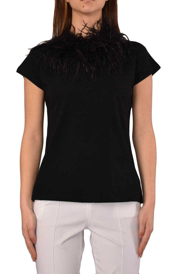 GIULIA N COUTURE T- SHIRT GIROCOLLO