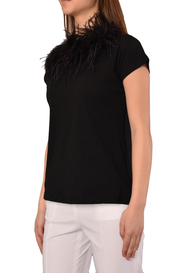 GIULIA N COUTURE T- SHIRT GIROCOLLO