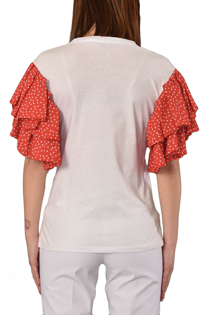 GIULIA N COUTURE T-SHIRT GIROCOLLO