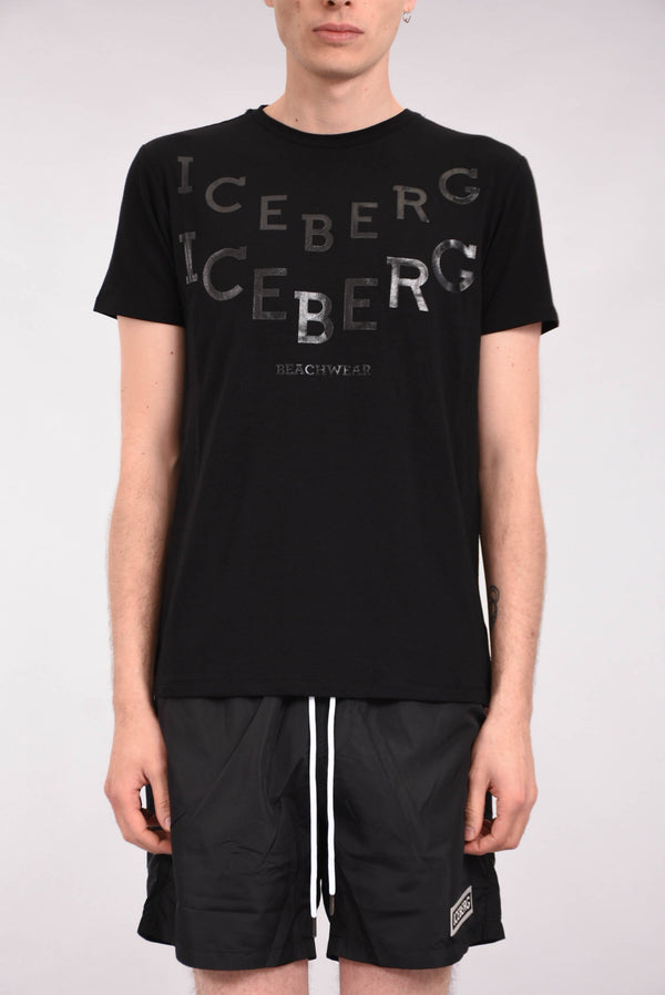 ICEBERG T-shirt con logo in cotone