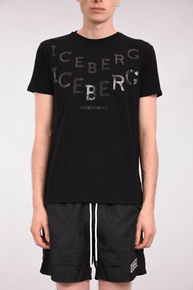 ICEBERG T-shirt con logo in cotone