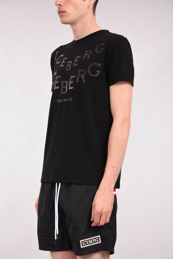 ICEBERG T-shirt con logo in cotone