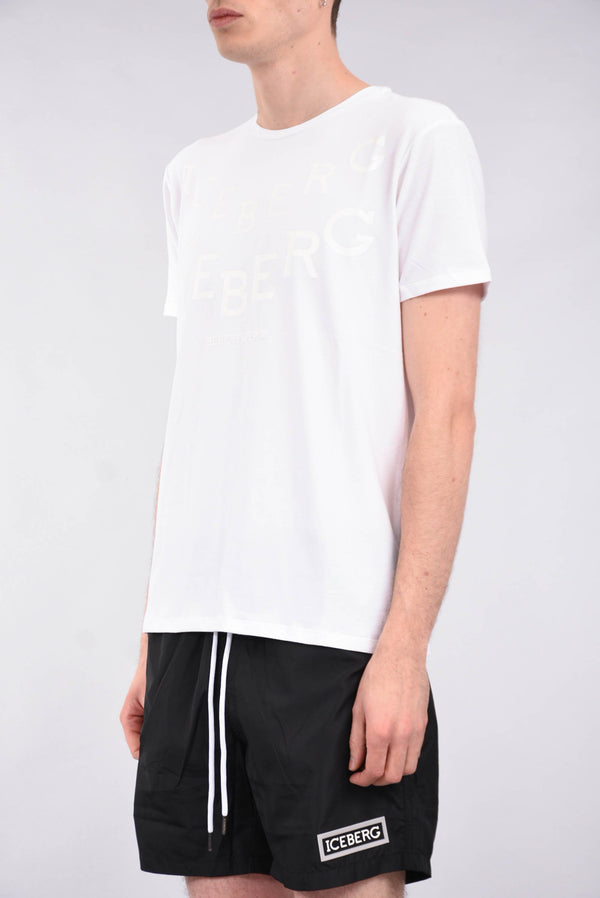 ICEBERG T-shirt con logo in cotone