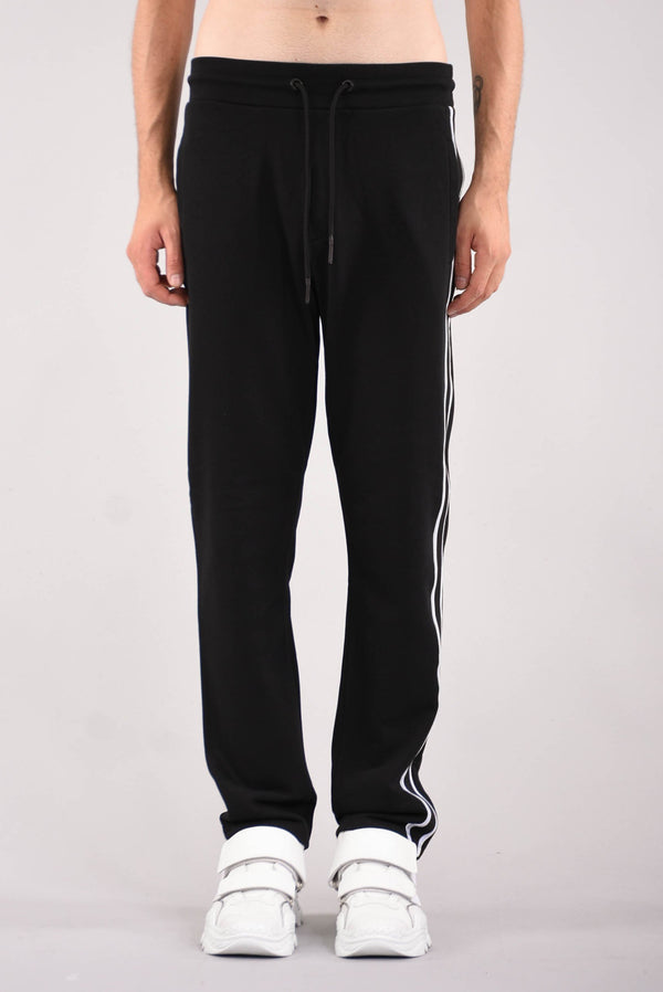 ICEBERG Pantaloni jogging con bande laterali in velluto