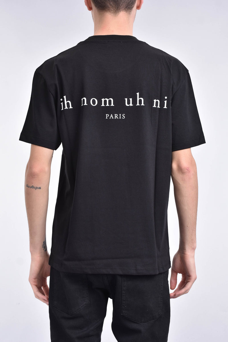 IH NOM UH NIT T-shirt whit wayne positive print on front and lowercase logo on back