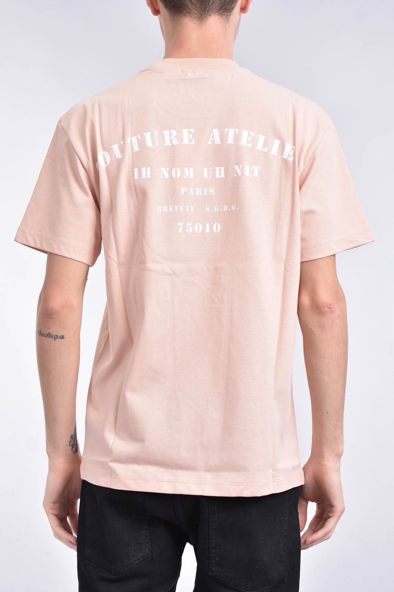 IH NOM UH NIT T-shirt whit couture atelier printed on front and back