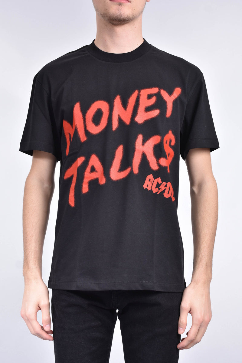 IH NOM UH NIT T-shirt ac/dc money talks spray on front and logo