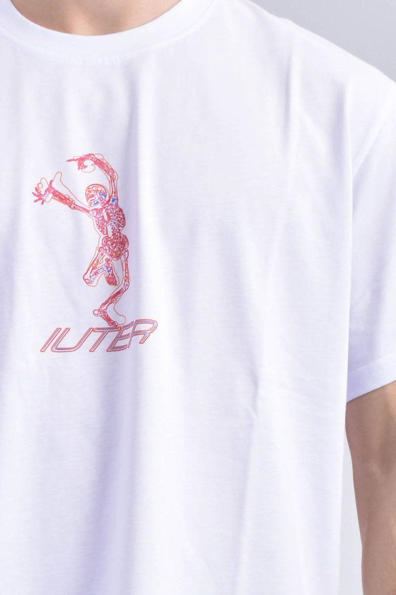 IUTER T-shirt skeleton in cotone