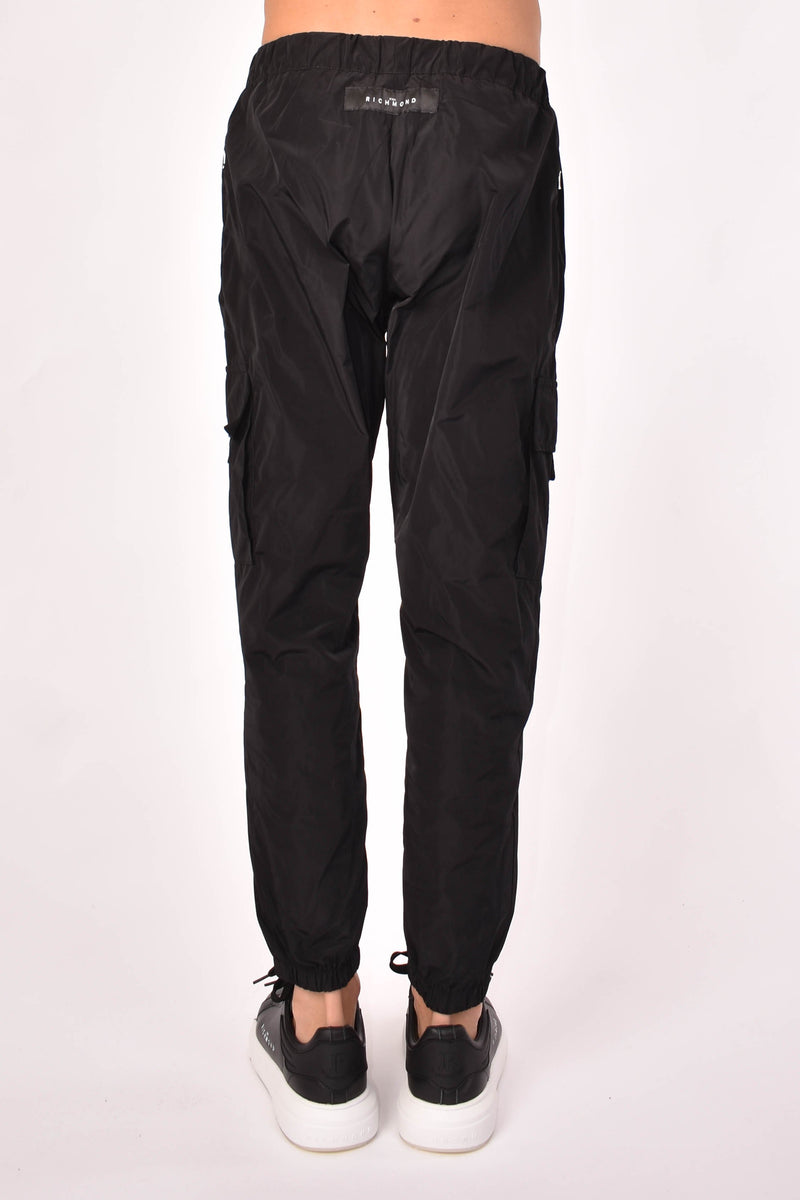 JOHN RICHMOND PANTALONI JOGGER POSET IN NYLON