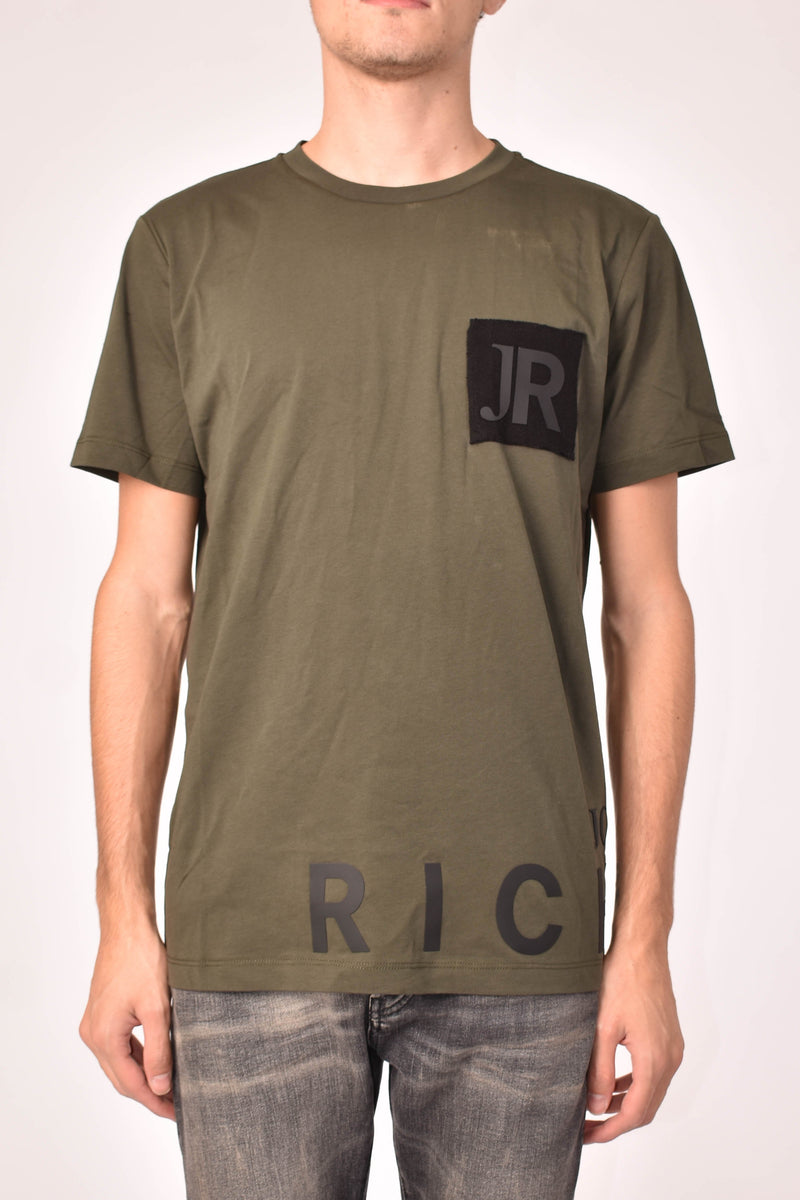 JOHN RICHMOND T-SHIRT SPITZE GIROCOLLO