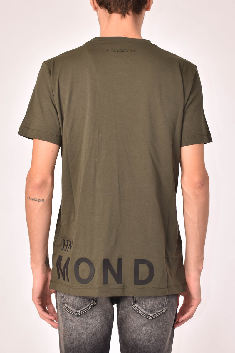 JOHN RICHMOND T-SHIRT SPITZE GIROCOLLO