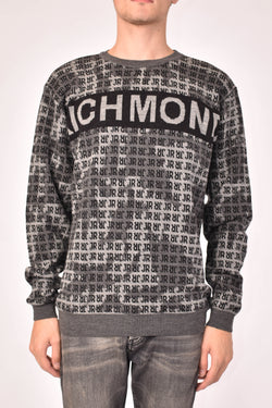 JOHN RICHMOND MAGLIA KRIM CON LOGO