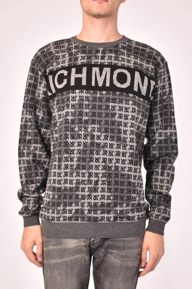 JOHN RICHMOND MAGLIA KRIM CON LOGO