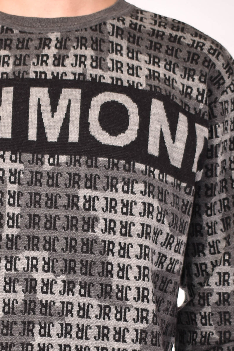 JOHN RICHMOND MAGLIA KRIM CON LOGO