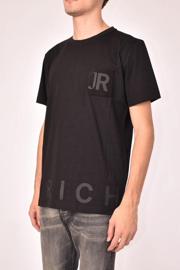 JOHN RICHMOND T-SHIRT SPITZE  GIROCOLLO