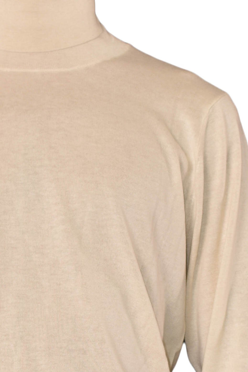 LANEUS MAGLIA COLLO ALTO IN SETA CASHMERE