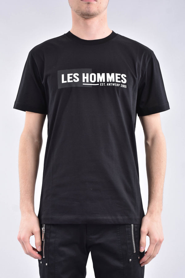 LES HOMMES T-shirt con logo in cotone