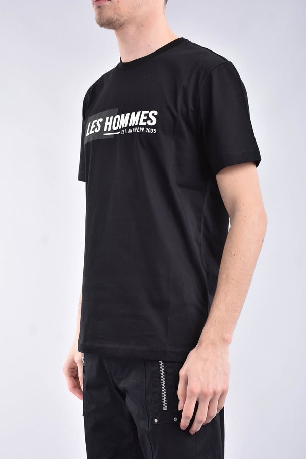 LES HOMMES T-shirt con logo in cotone