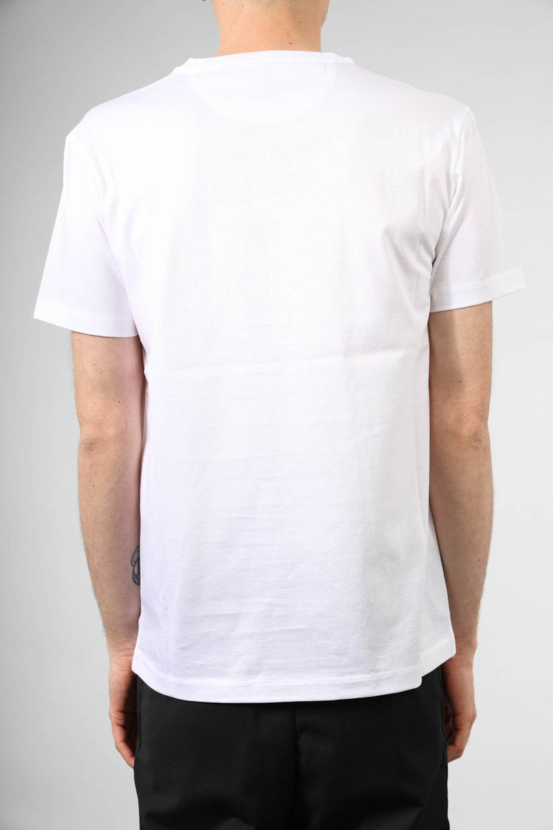 LES HOMMES T-shirt doppio collo in lyocell