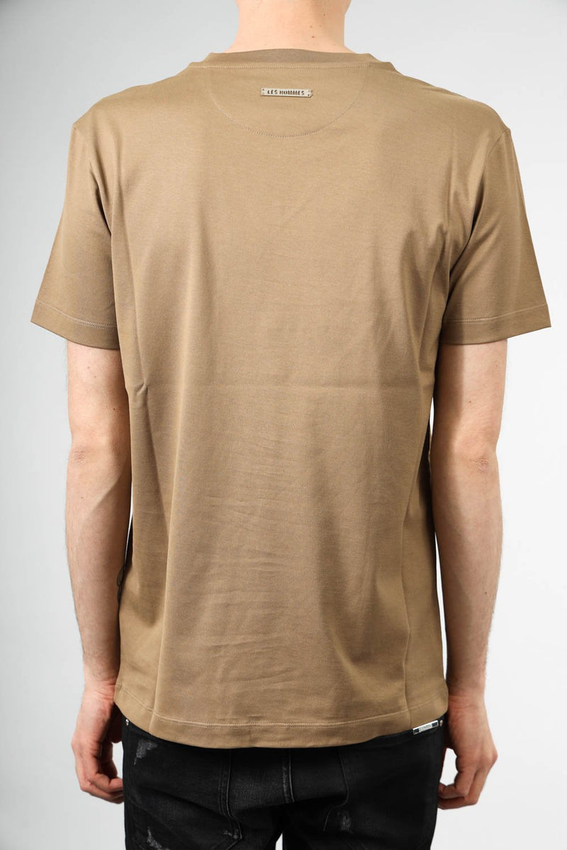 LES HOMMES T-shirt con dettagli in cotone