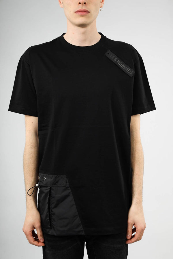 LES HOMMES T-shirt con logo in cotone