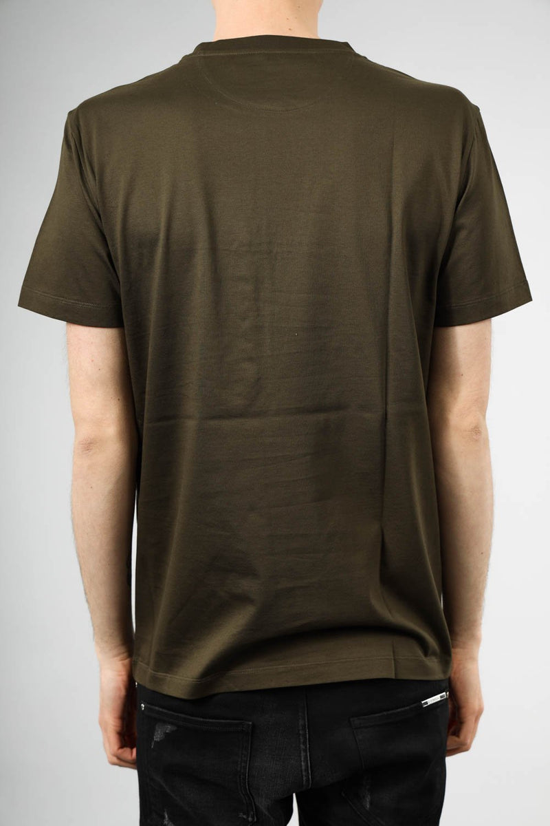 LES HOMMES T-shirt con tasca in cotone