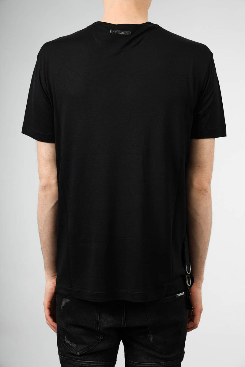 LES HOMMES T-shirt con dettaglio in lyocell