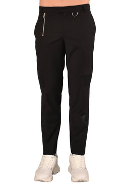 LES HOMMES PANTALONI WHIT SIDE CUTS CONTRAST E ZIP