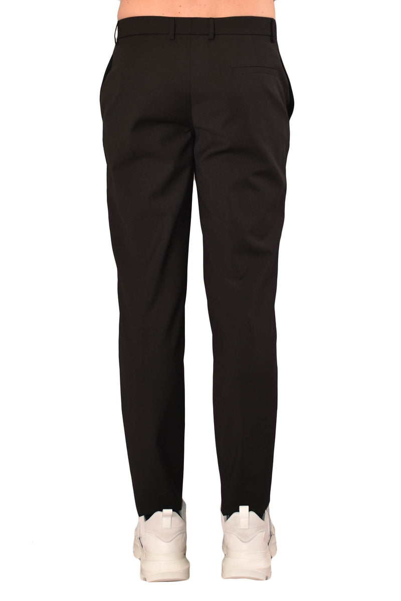 LES HOMMES PANTALONI WHIT SIDE CUTS CONTRAST E ZIP