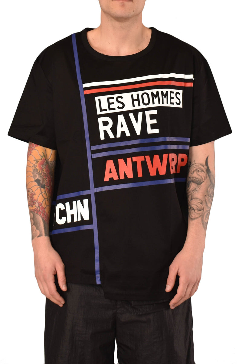 LES HOMMES T-SHIRT WHIT RAVE