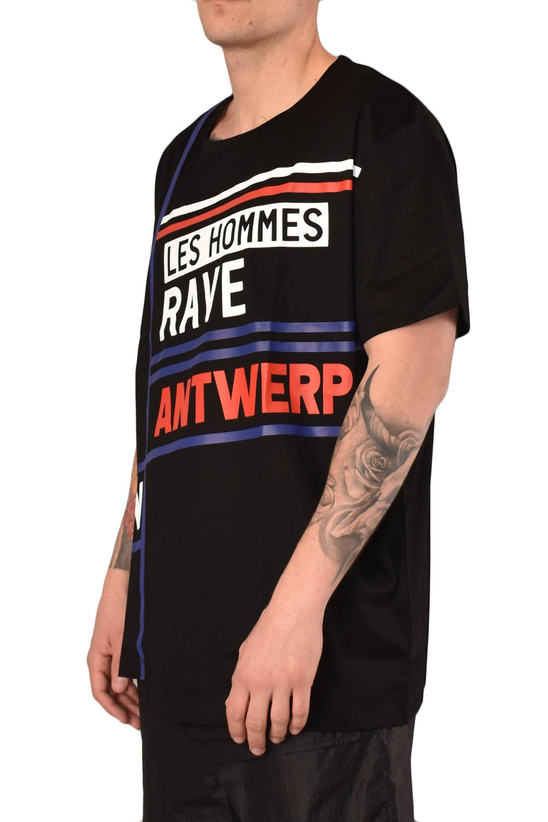 LES HOMMES T-SHIRT WHIT RAVE