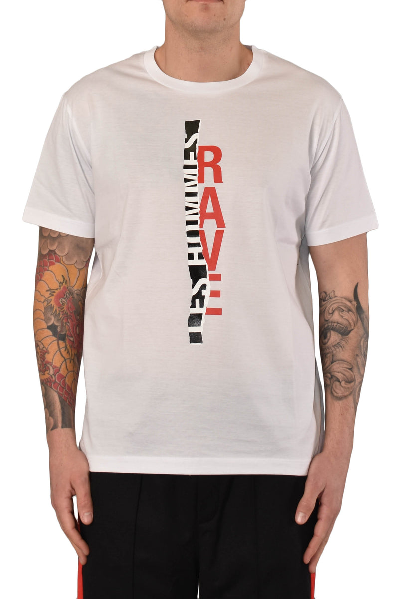 LES HOMMES T-SHIRT WHIT RAVE