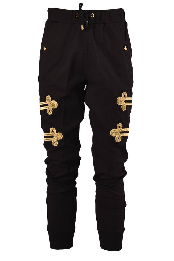 LORDS & FOOLS PANTALONI JOGGER CON APPLICAZIONI