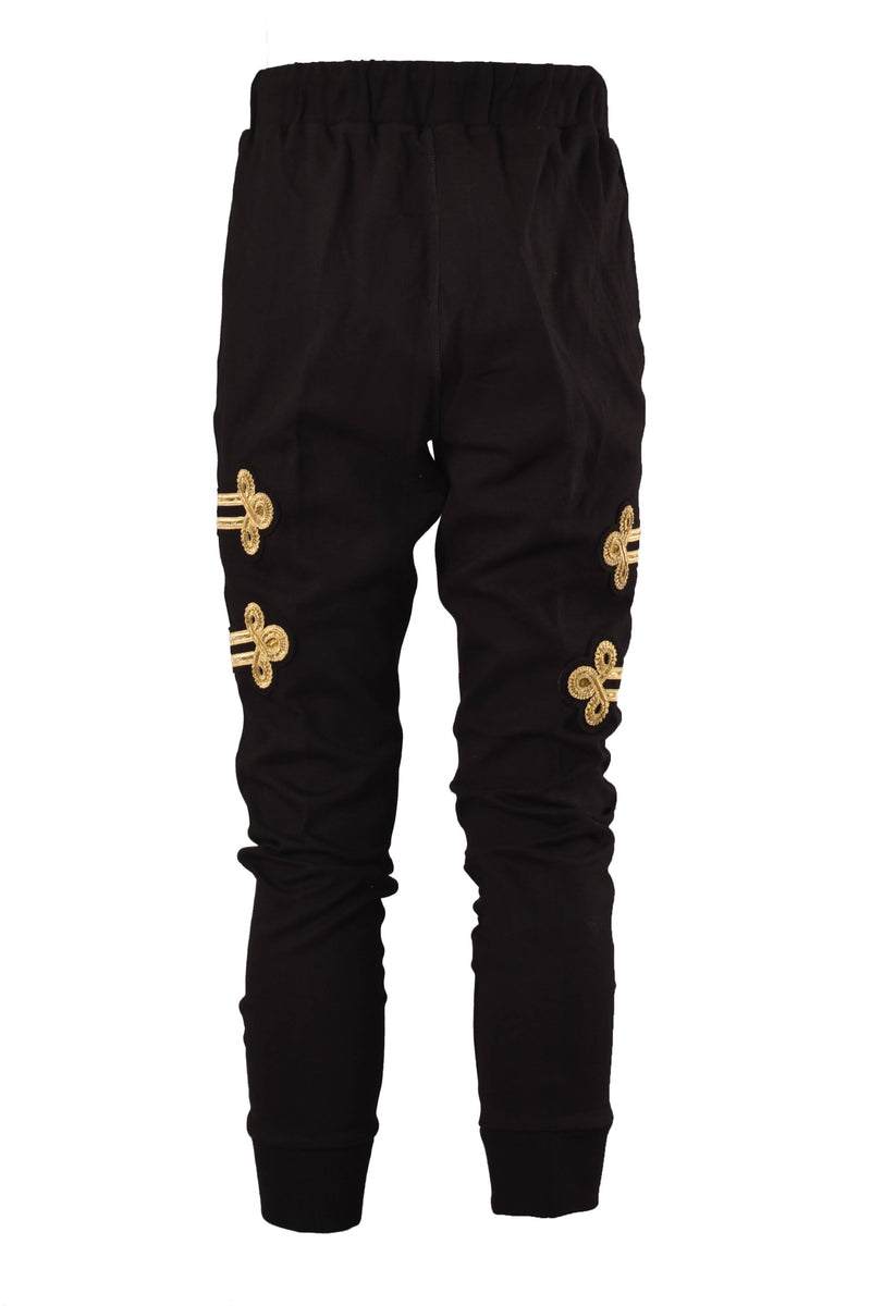 LORDS & FOOLS PANTALONI JOGGER CON APPLICAZIONI