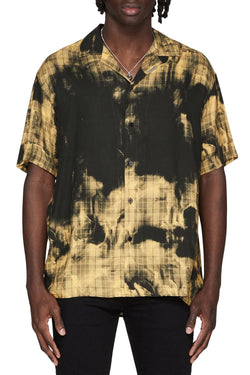 REPRESENT CAMICIA BLEACHED TARTAN