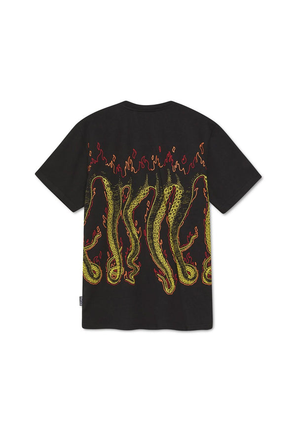 OCTOPUS T-SHIRT GIROCOLLO MORE FIRE