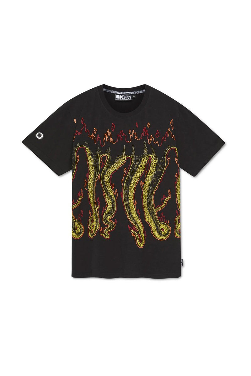 OCTOPUS T-SHIRT GIROCOLLO MORE FIRE