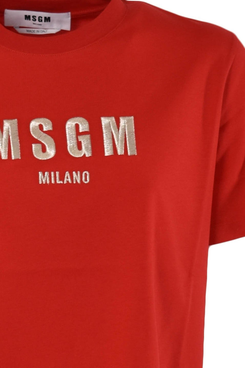 MSGM T-SHIRT CON LOGO