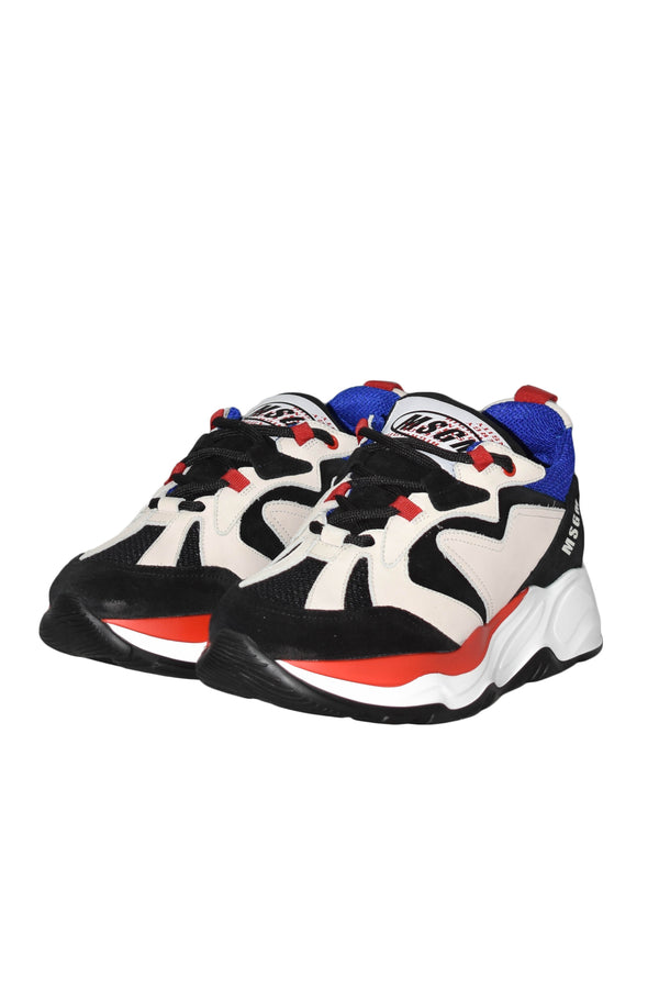 MSGM SNEAKERS ATTACK IN PELLE