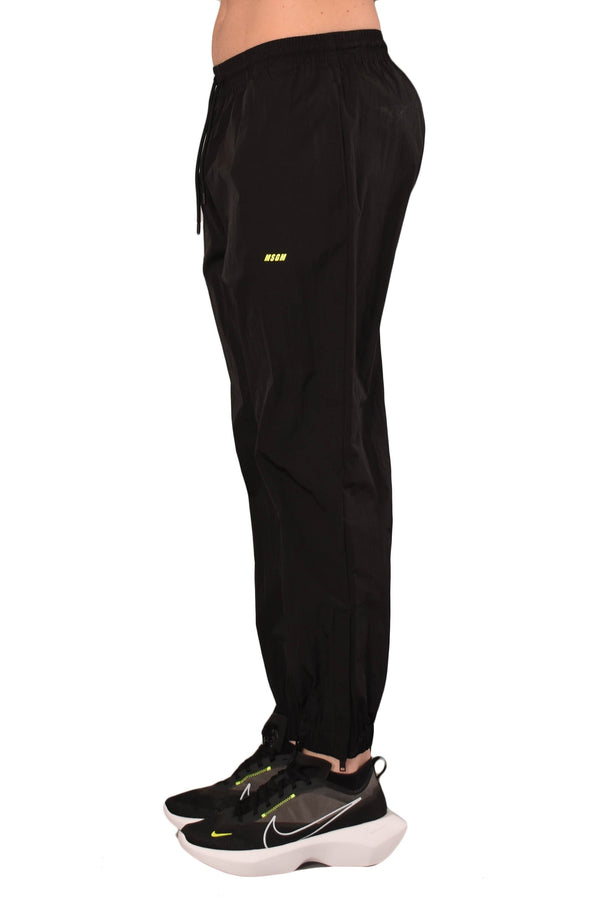 MSGM PANTALONI JOGGER IN NYLON