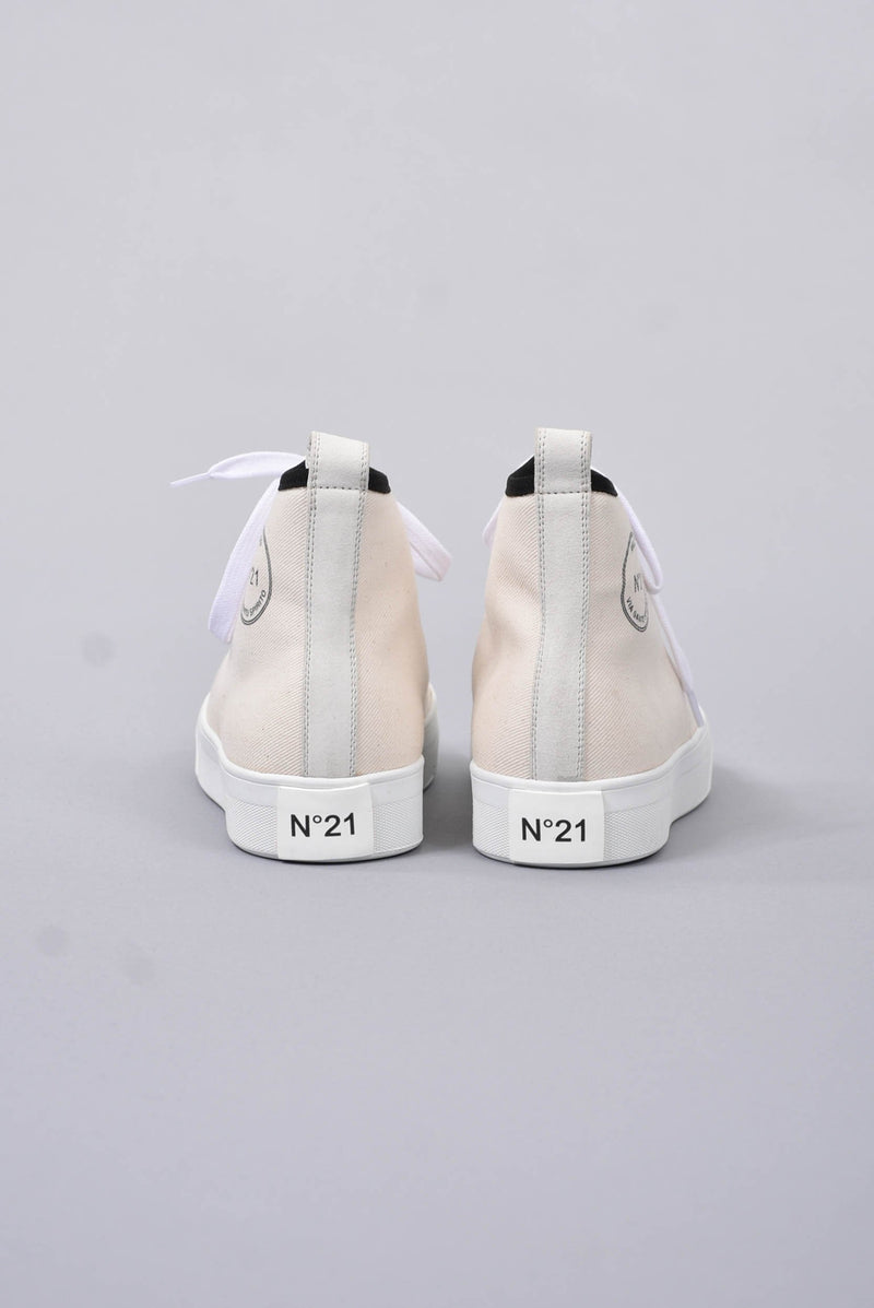 N° 21 Sneakers alta in cotone