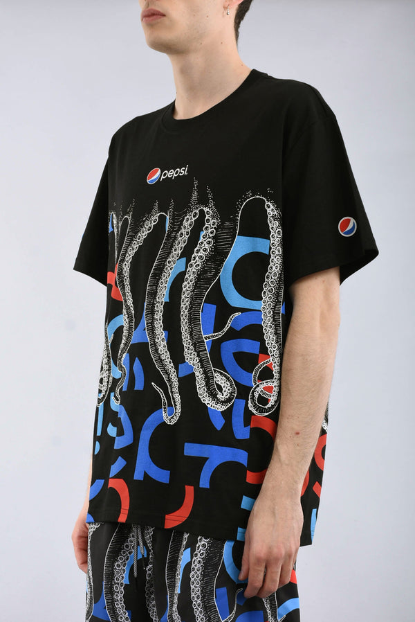 OCTOPUS X PEPSI T-shirt in cotone