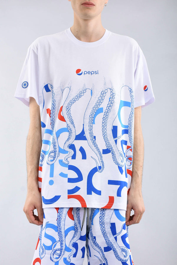 OCTOPUS X PEPSI T-shirt in cotone