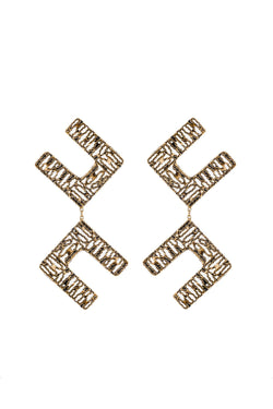 ELISABETTA FRANCHI ORECCHINI LOGO